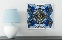 Canvas Print: The Blue Diamond Mandala